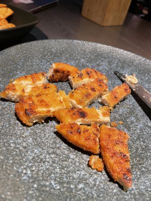 Beyond meat no chicken patty  at Grill London in Vilnius