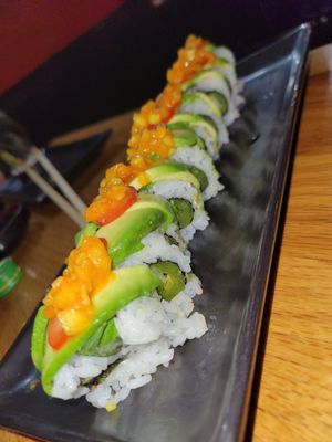 Ask the Chefs to make you a vegan specialty roll! They never disappoint! at Sushi Spot in Arcata