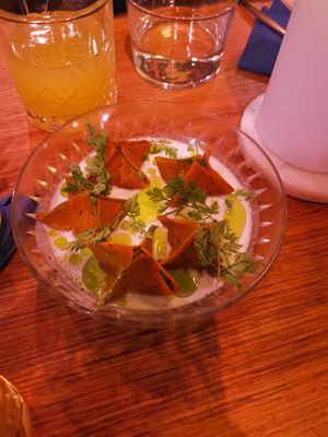 Dumplings at Ostara Bar in Oslo