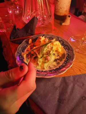 Wasabi ice cream at Ostara Bar in Oslo