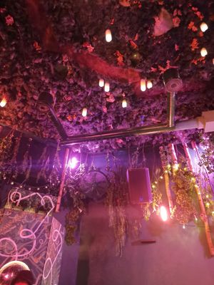 The forest at Ostara Bar in Oslo