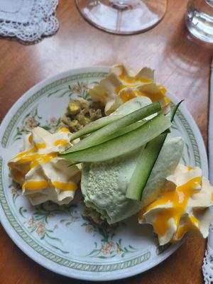 Wasabi ice cream at Ostara Bar in Oslo