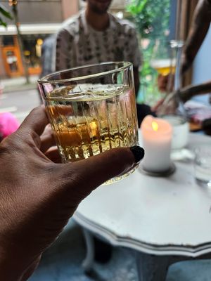 Plum wine at Ostara Bar in Oslo