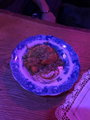 Tamarind sweet potatoe sorbet  at Ostara Bar in Oslo