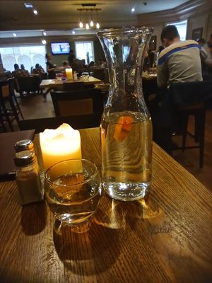 Complementary Infused Water at The Market Bar & Restaurant in Ennis