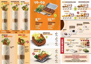 Unsere Speisekarte 1  at Cigköftem - Ulmer Straße in Stuttgart