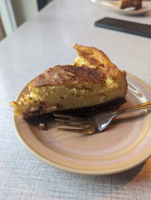 baked cheecake (picture taken at Ludo) at Junglicious in Evergem