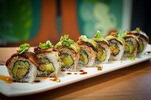 No guila roll at Bhumi in Tijuana