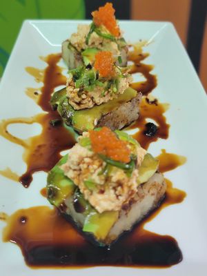 Galletas de arroz at Bhumi in Tijuana