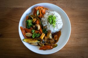 Teriyaki at Bhumi in Tijuana