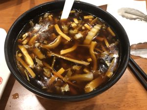 2. Hot and sour soup   at Lucky Vege House Inc in Brooklyn