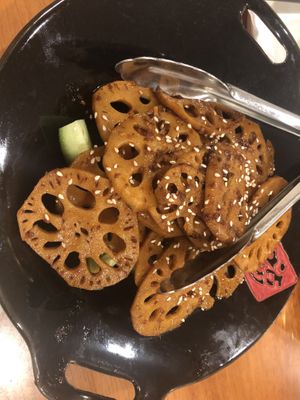 79 pickled lotus roots   at Lucky Vege House Inc in Brooklyn