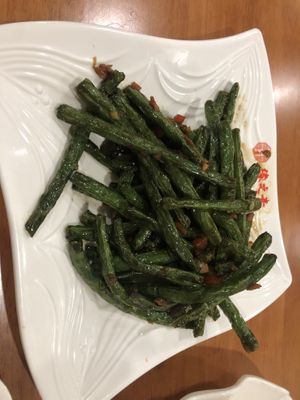 30 sautéed string bean   at Lucky Vege House Inc in Brooklyn
