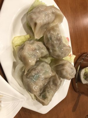 18 steam dumpling   at Lucky Vege House Inc in Brooklyn