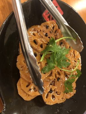 79 pickle lotus roots 花椒泡 泡椒  at Lucky Vege House Inc in Brooklyn