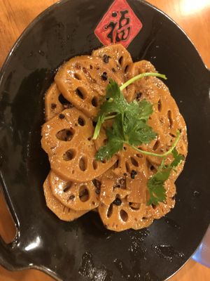 79 pickle lotus roots 花椒泡 泡椒  at Lucky Vege House Inc in Brooklyn