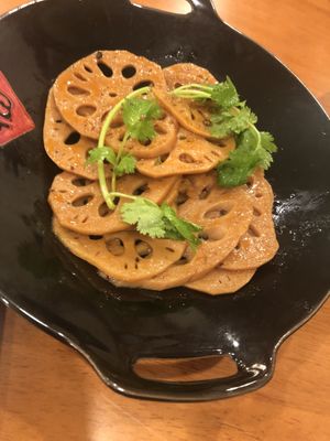 79 pickle lotus roots 花椒泡 泡椒  at Lucky Vege House Inc in Brooklyn