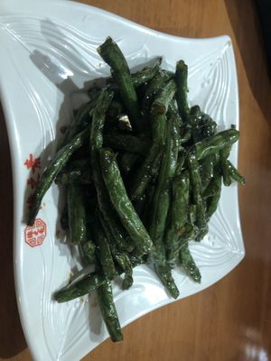 30 sautéed string bean   at Lucky Vege House Inc in Brooklyn