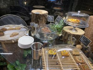 So many beautiful desserts!  at Savage Garden - Maybe closed in Seoul