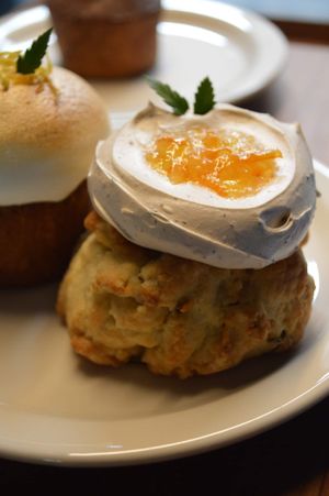 Orange scone at Savage Garden - Maybe closed in Seoul