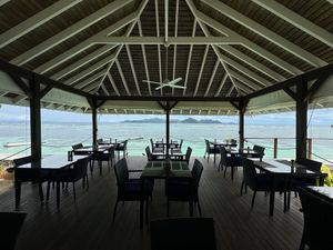  at Le Nautique Waterfront Restaurant in La Digue