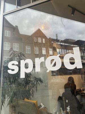 Eingang   at Cafe Sprød in Soenderborg