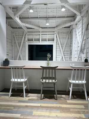 Seating area  at Trick or Treat Vegan Sweets (formerly Canelita Sweets) in Osaka