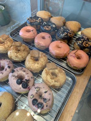 Spring donuts, flavours change with each season  at Trick or Treat Vegan Sweets (formerly Canelita Sweets) in Osaka