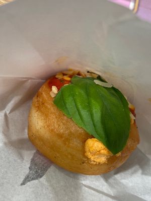 Pizza Donut   at Trick or Treat Vegan Sweets (formerly Canelita Sweets) in Osaka