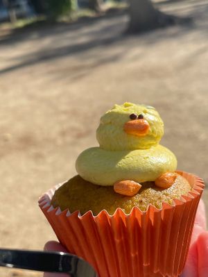 Pumpkin spice cupcake   at Trick or Treat Vegan Sweets (formerly Canelita Sweets) in Osaka