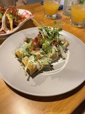 Gluten free crispy tacos  at Holy Taco in Caloundra