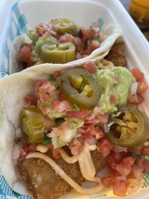 The Caloundra…crumbed mushrooms! Delicious!  at Holy Taco in Caloundra