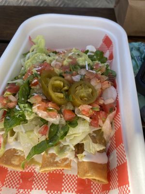 The golden taco with vegan mince!    at Holy Taco in Caloundra