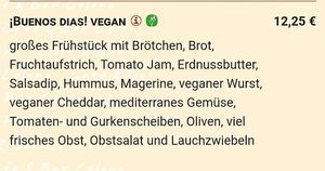 veganes Frühstück at Finca & Bar Celona Essen Borbeck in Essen