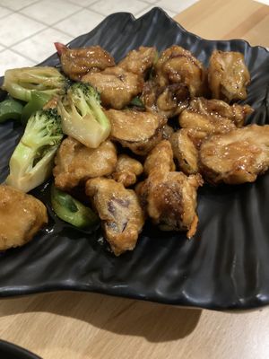 Eggplant general tso   at OPLANTE Vegan Sushi & Wok  in Montreal