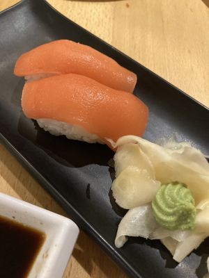 Tuna nigiri  at OPLANTE Vegan Sushi & Wok  in Montreal