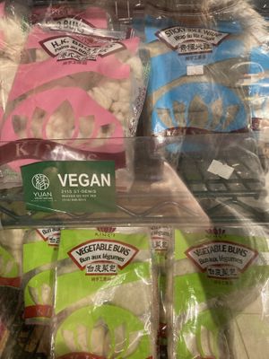 Frozen food  at OPLANTE Vegan Sushi & Wok  in Montreal