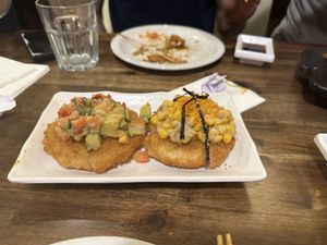 Sushi pizza  at OPLANTE Vegan Sushi & Wok  in Montreal