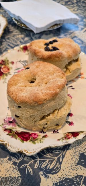 Fruit scone at Fox In The Stables in Halstead