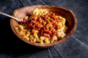 Chilli Mac at Not Ya Mama's Vegan Cafe in Salem