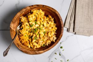 Mac N Cheese at Not Ya Mama's Vegan Cafe in Salem