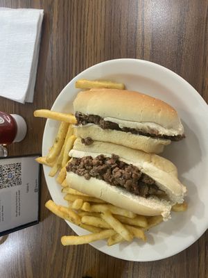 Steak and cheese- 4/5 great taste! Could use a crustier bun  at Not Ya Mama's Vegan Cafe in Salem