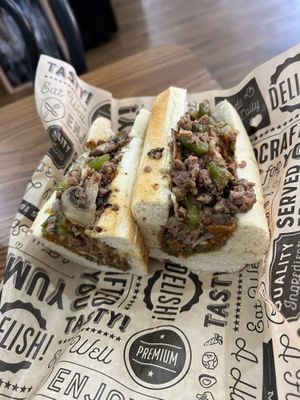 Steak bomb  at Not Ya Mama's Vegan Cafe in Salem