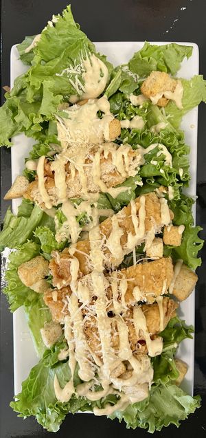 Caesar salad  at Not Ya Mama's Vegan Cafe in Salem