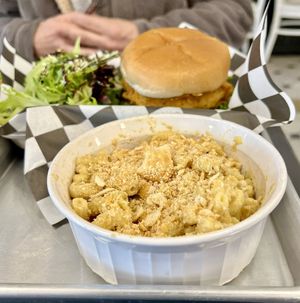 Mac n cheese  at Not Ya Mama's Vegan Cafe in Salem