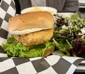 Crispy Chick'n Sandwich  at Not Ya Mama's Vegan Cafe in Salem
