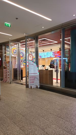 What the shop looks like at La Piadineria in Milan