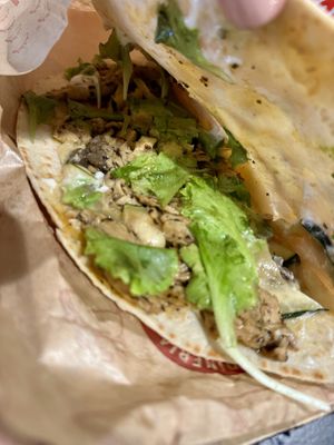 Inside  at La Piadineria in Milan