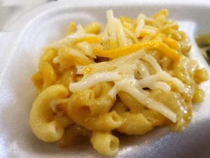 Mac & Cheese at The Soulful Vegan in Akron
