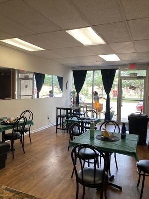 Interior - seating at The Soulful Vegan in Akron
